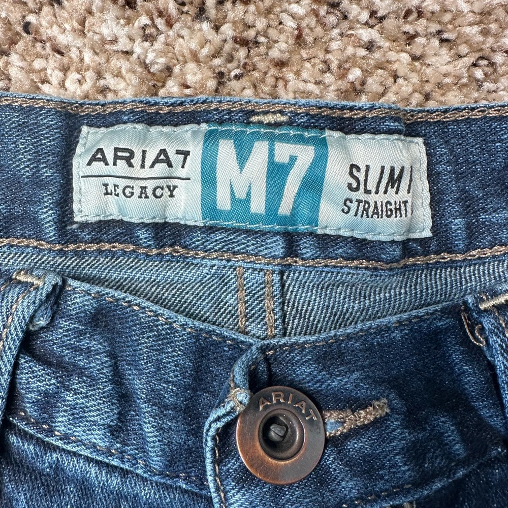 Ariat‎ Legacy M7 Slim Straight Women’s Jeans 29x34 AS-IS - Picture 3 of 5